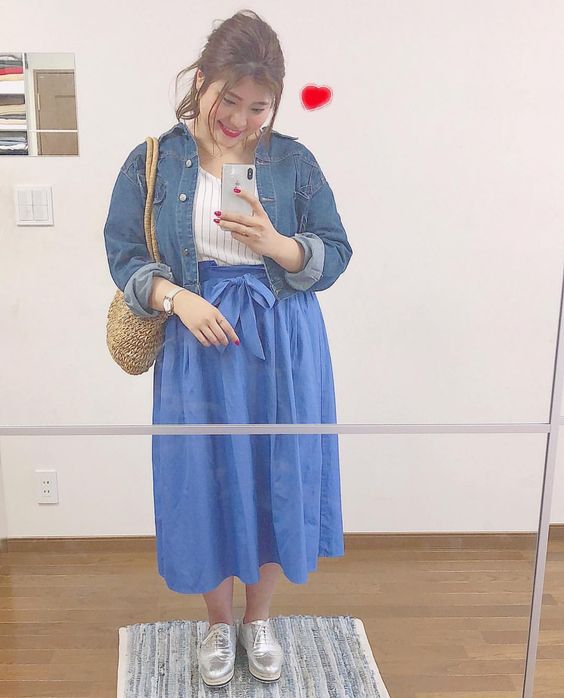 胖女穿搭　肉肉女穿搭